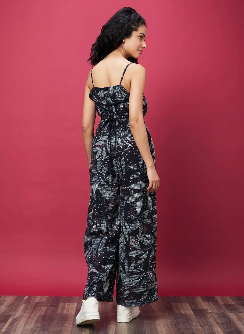 globus  Globus Women Floral Printed Basic Jumpsuit for Women | Best Price UAE